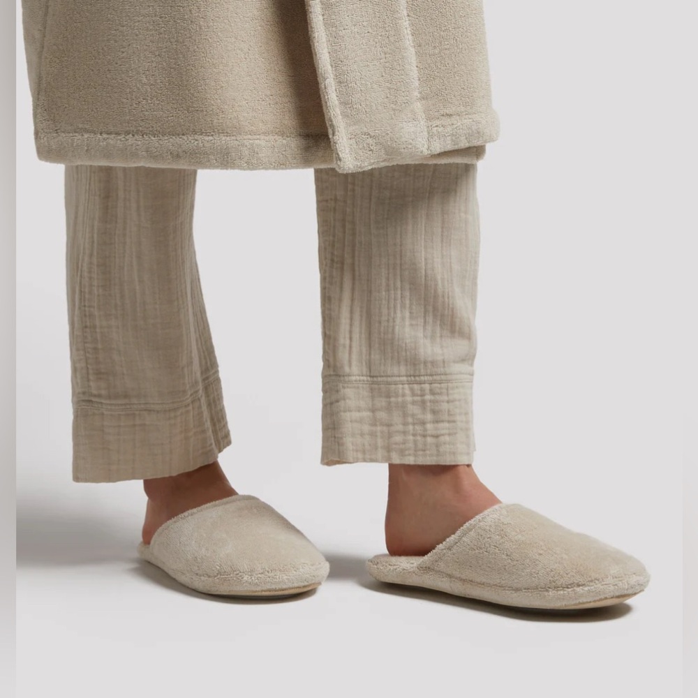 Parachute home Terry plush slippers- 100% Turkish cotton - S, L